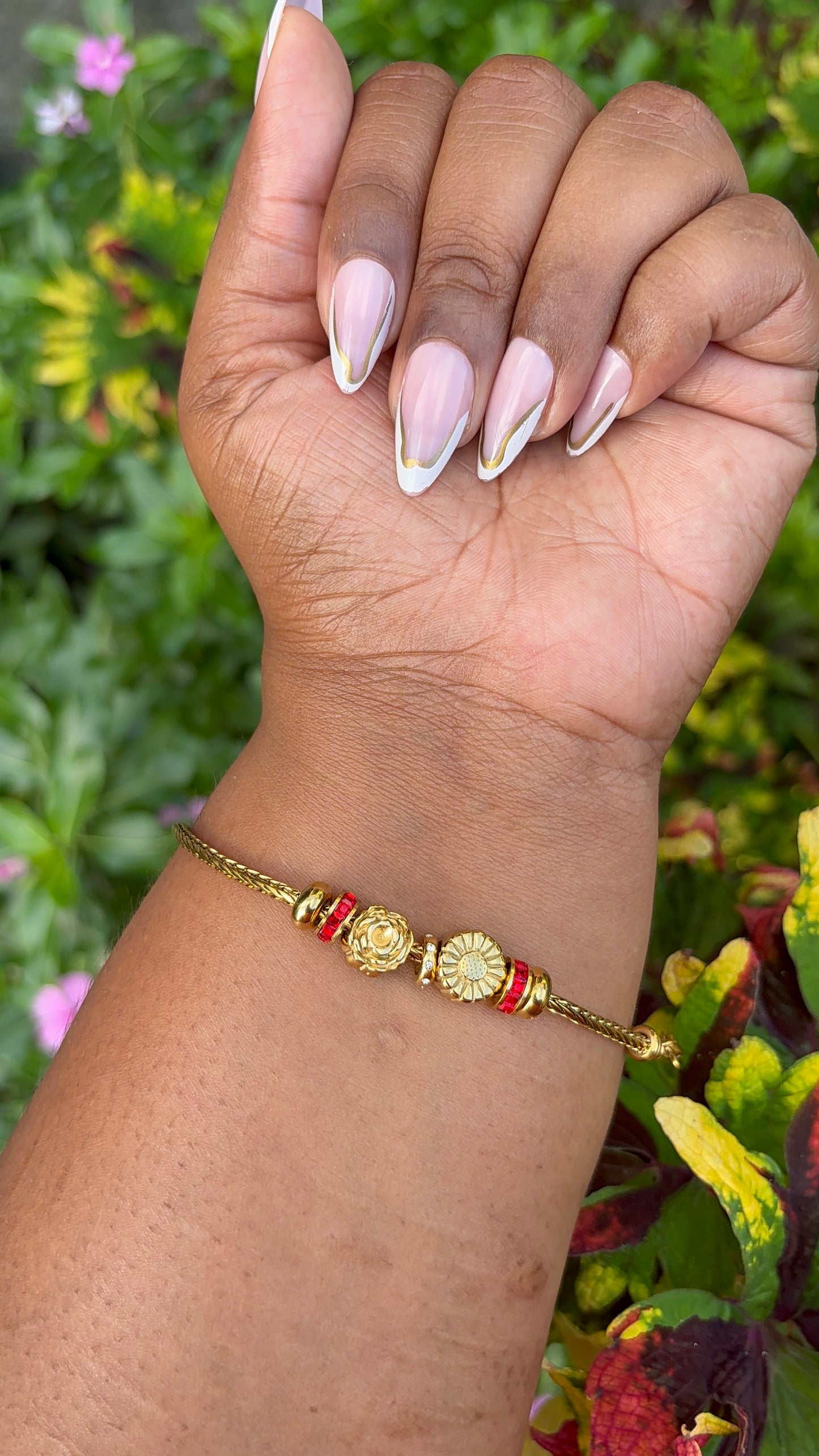 Golden Sunflower Bracelet