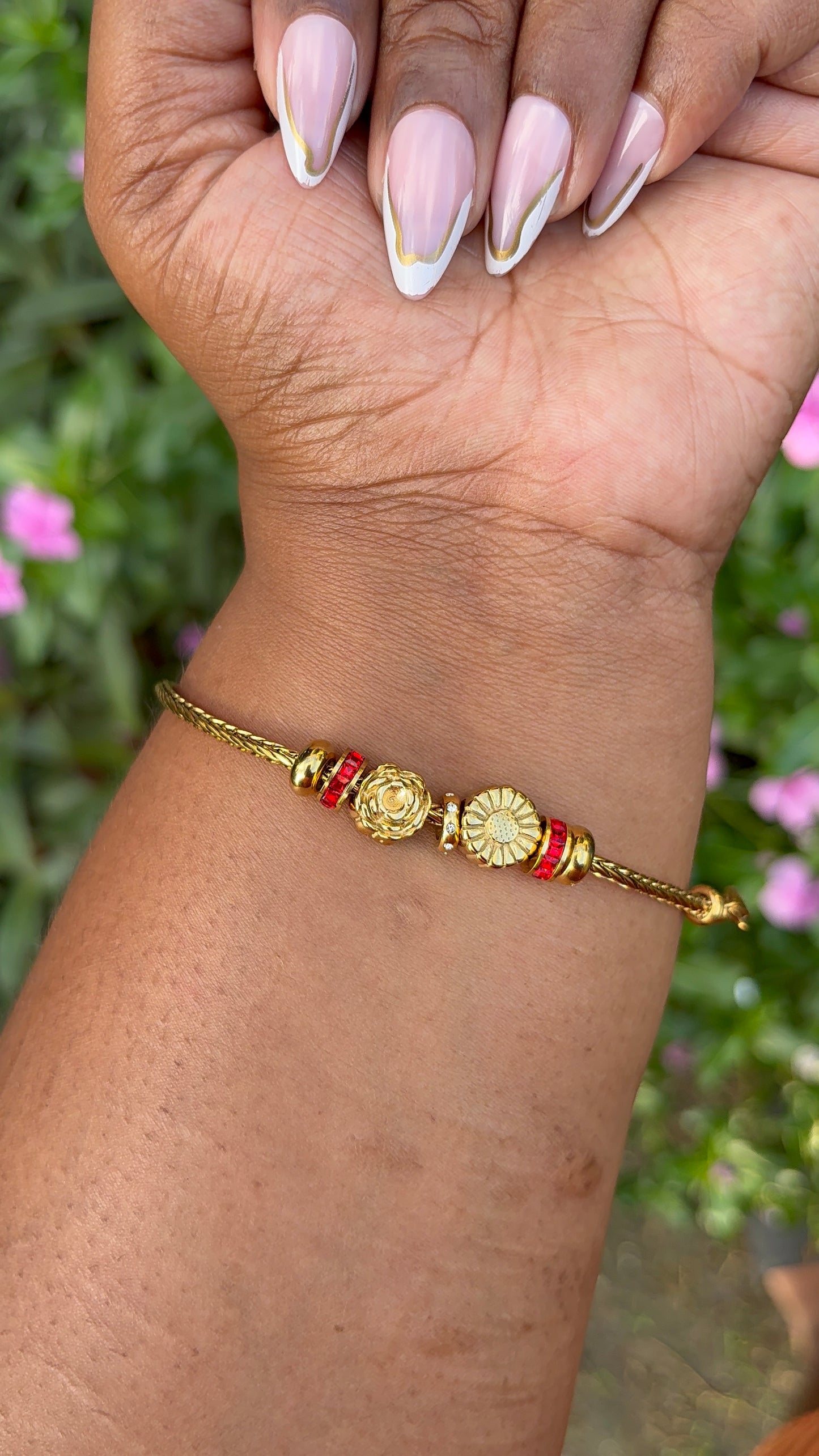 Golden Sunflower Bracelet