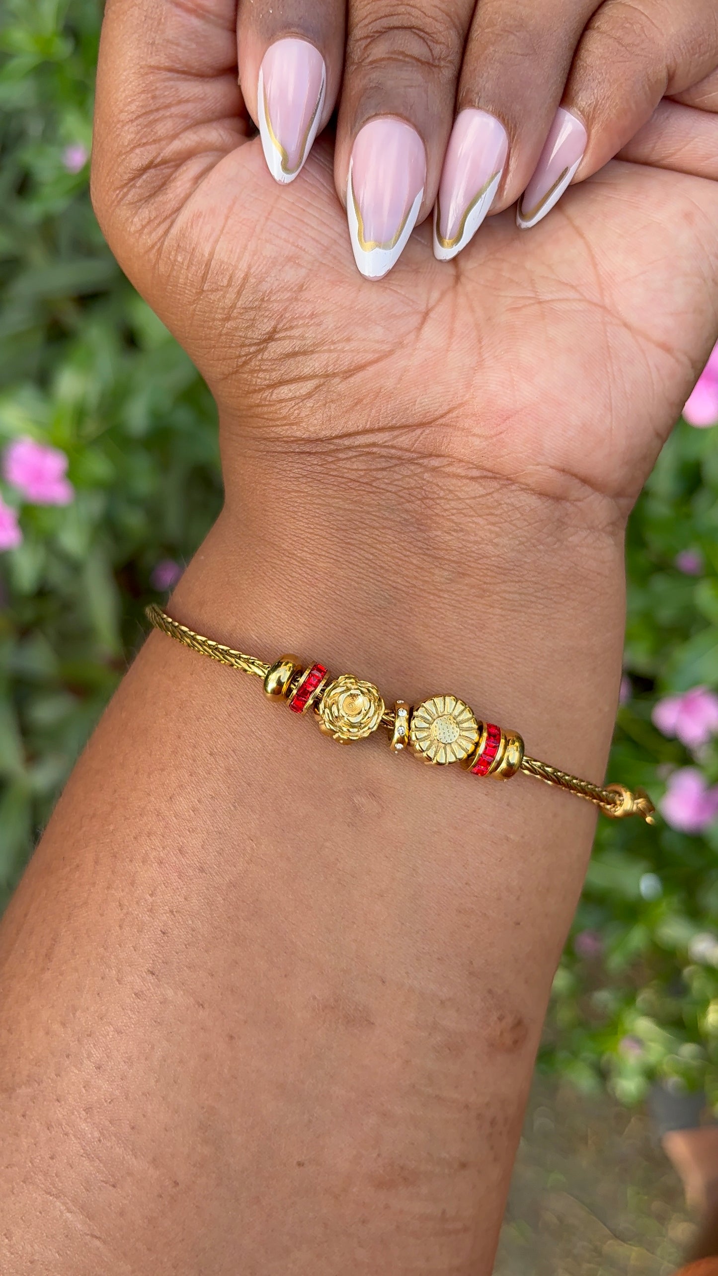 Golden Sunflower Bracelet