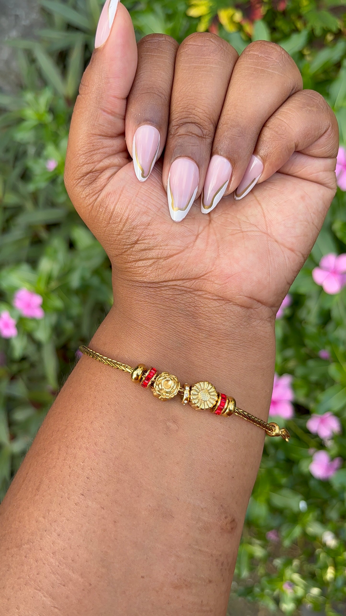 Golden Sunflower Bracelet